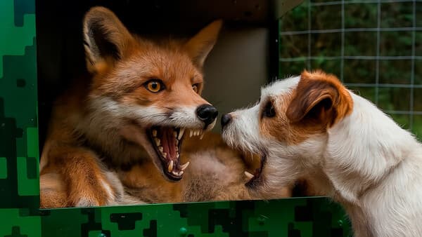 Schliefenfuchs auf Dänisch