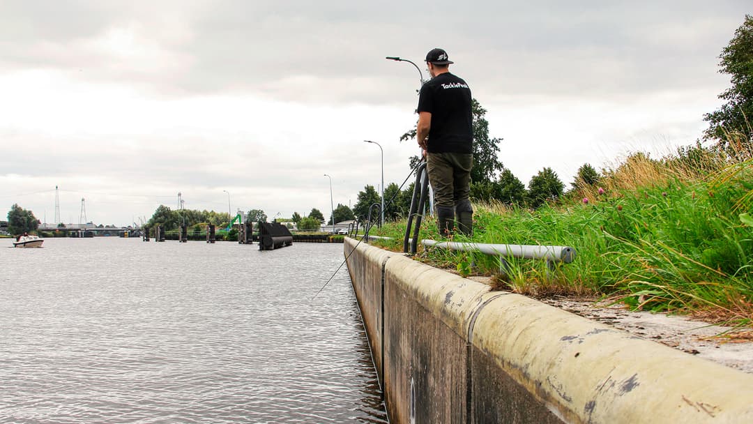 Punkten an der Spundwand