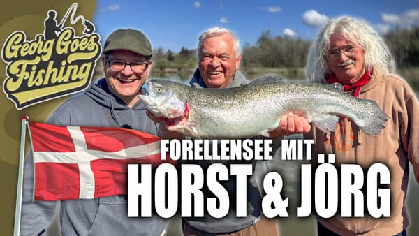 Mit Horst und Jörg am Forellensee